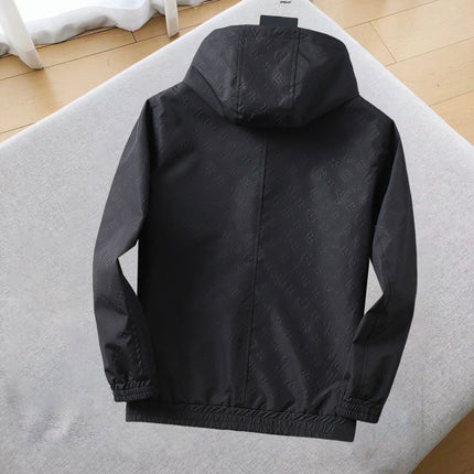 LV HOODED JACKET BLACK 239058