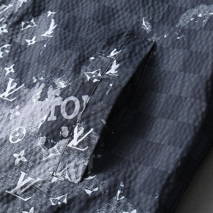 LV NAVY BLUE MONOGRAM AND DAMIER JACKET 239046