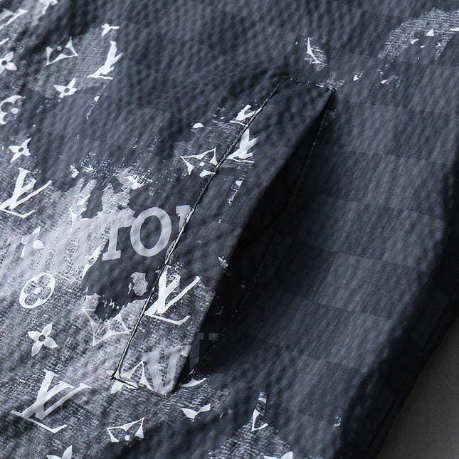 LV NAVY BLUE MONOGRAM AND DAMIER JACKET 239046