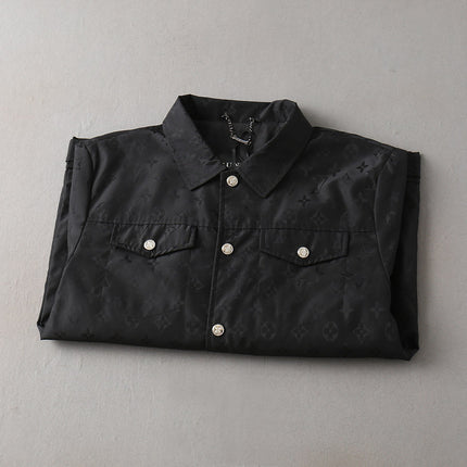 LV SHIRT JACKET BLACK MONOGRAM 239044