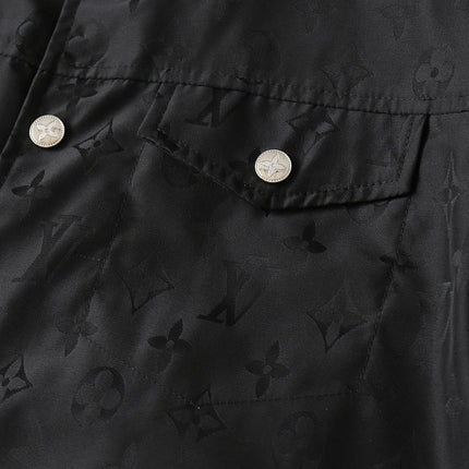 LV SHIRT JACKET BLACK MONOGRAM 239044