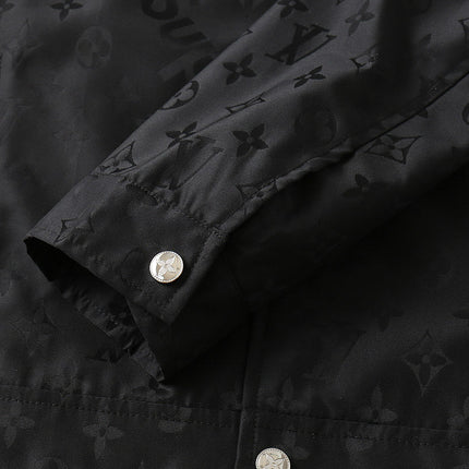 LV SHIRT JACKET BLACK MONOGRAM 239044