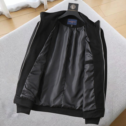 LV BLACK JACKET EMBROIDERED LOGO 239045