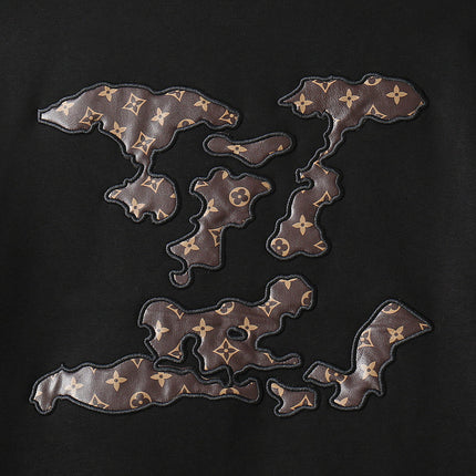 LV BLACK JACKET EMBROIDERED LOGO 239045