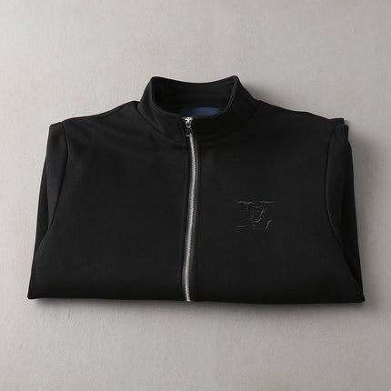 LV BLACK JACKET EMBROIDERED LOGO 239045