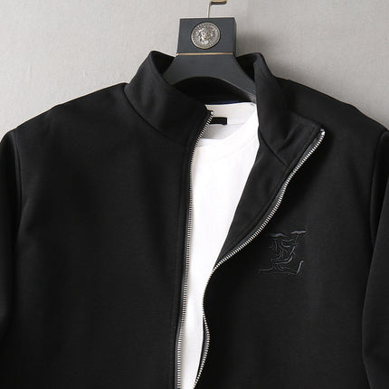 LV BLACK JACKET EMBROIDERED LOGO 239045