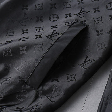 LV BLACK MONOGRAM HOODED JACKET 239052