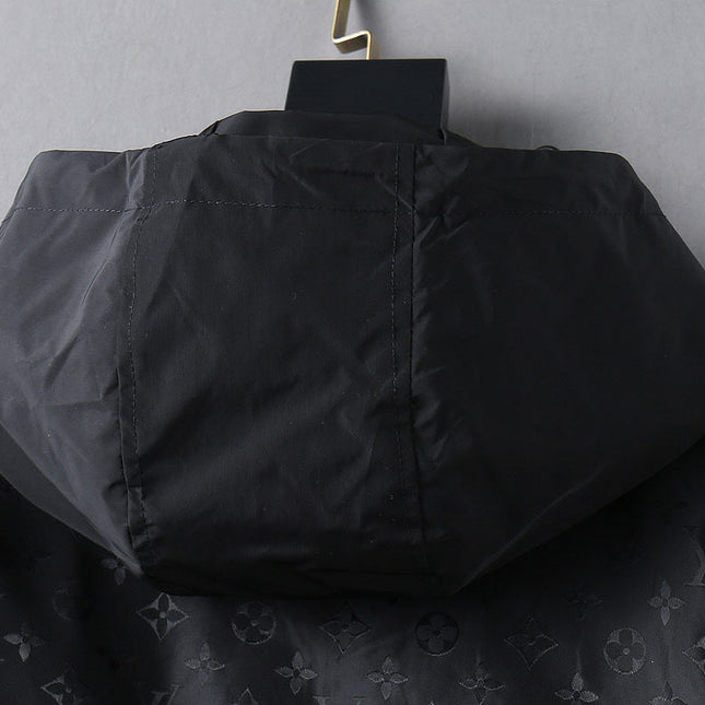 LV BLACK MONOGRAM HOODED JACKET 239052