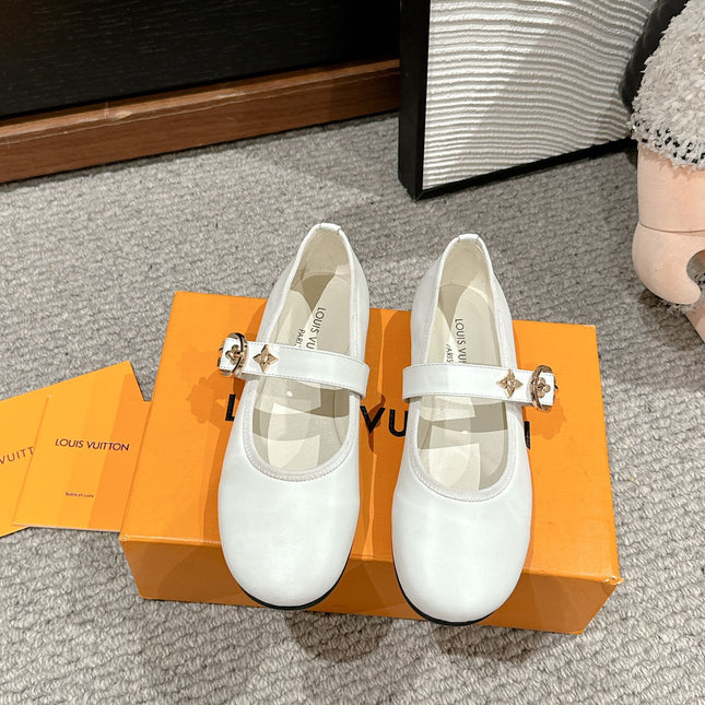 MARY JANE SHOES IN WHITE SHEEPSKIN