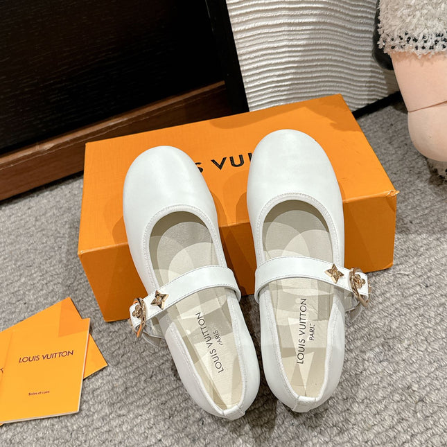 MARY JANE SHOES IN WHITE SHEEPSKIN