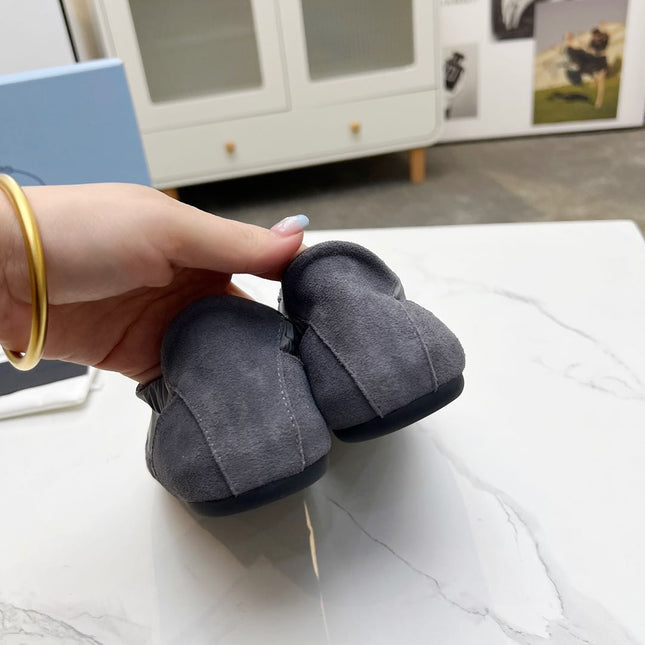 COLLAPSE SNEAKERS IN GRAY SUEDE AND NYLON
