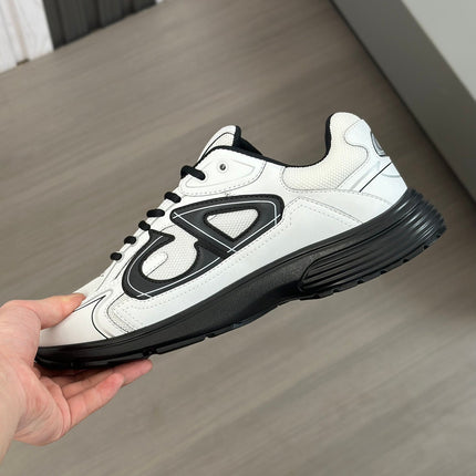 CD B30 SNEAKER WHITE AND BLACK MESH FABRIC