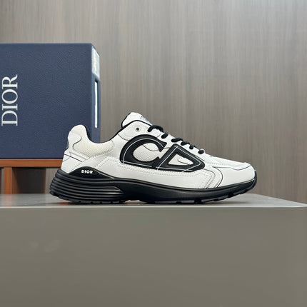 CD B30 SNEAKER WHITE AND BLACK MESH FABRIC
