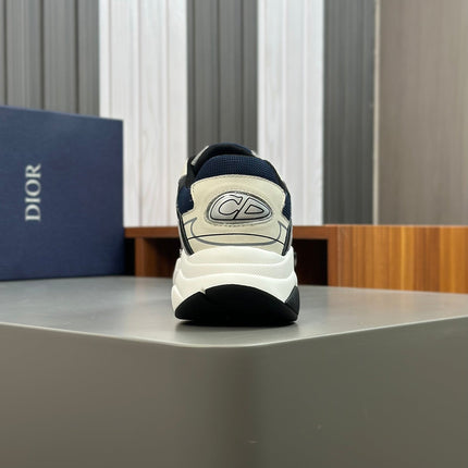 CD B22 SNEAKER NAVY AND WHITE MESH FABRIC
