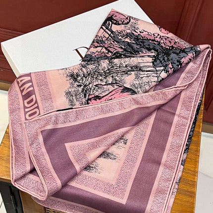 SQUARE SCARF 110 CM IN COLORFUL SILK VELEVET 389724