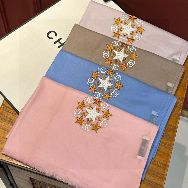 SCARF 200 CM IN BLUSH PINK CASHMERE 394617