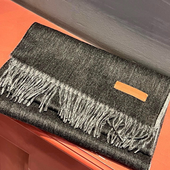 SCARF 180 CM IN BLACK CASHMERE 396477