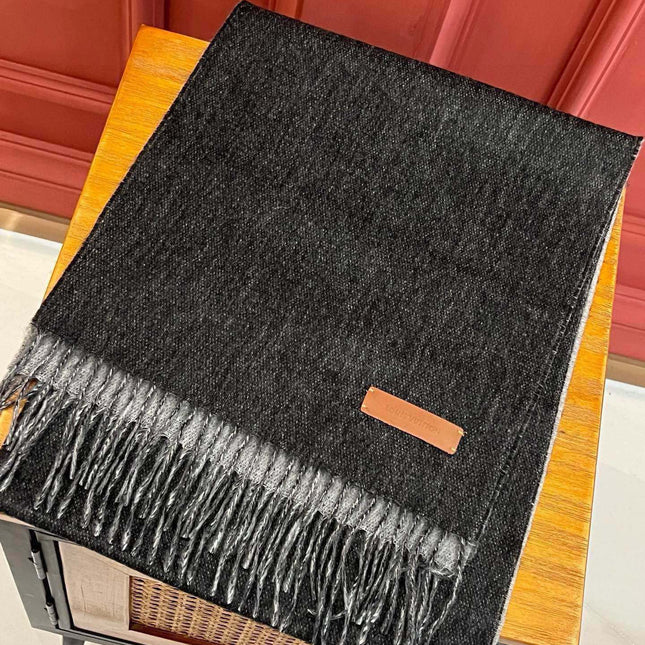 SCARF 180 CM IN BLACK CASHMERE 396477