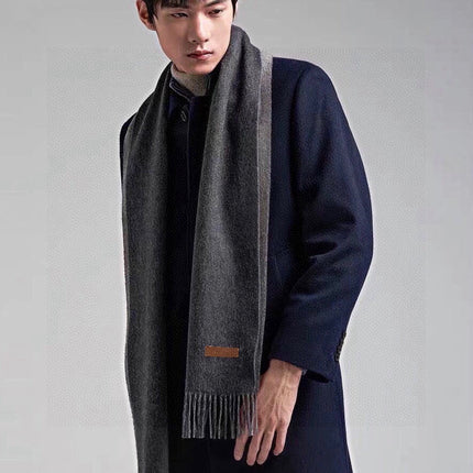 SCARF 180 CM IN BLACK CASHMERE 396477
