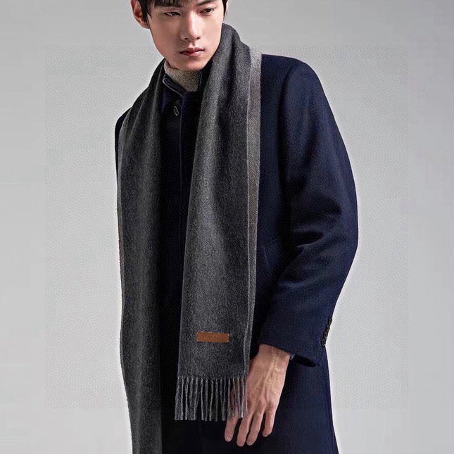 SCARF 180 CM IN BLACK CASHMERE 396477