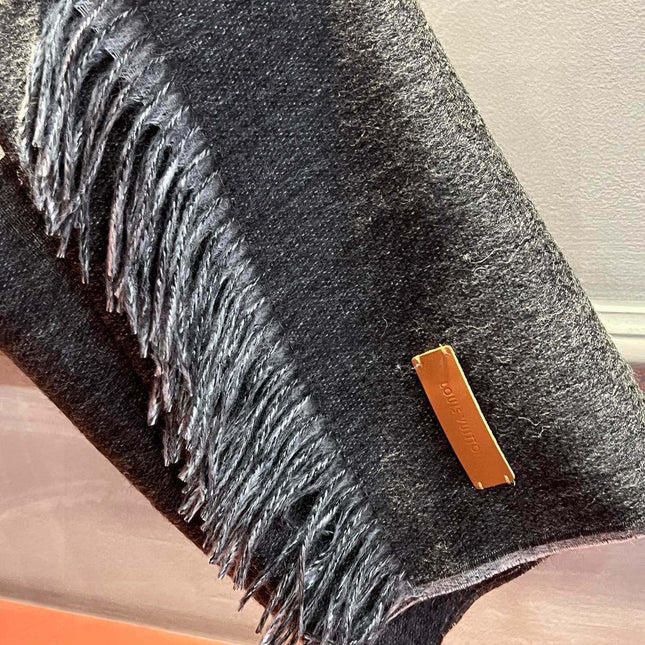 SCARF 180 CM IN BLACK CASHMERE 396477