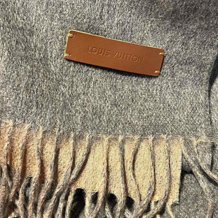 SCARF 180 CM IN MOUSE GRAY CASHMERE 396479