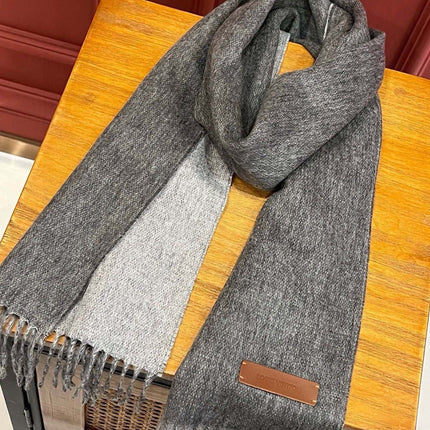 SCARF 180 CM IN DARK GRAY CASHMERE 396480