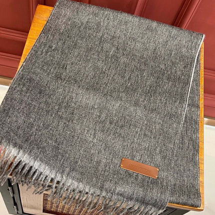 SCARF 180 CM IN DARK GRAY CASHMERE 396480