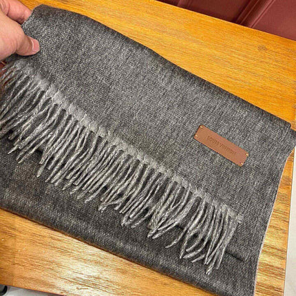 SCARF 180 CM IN DARK GRAY CASHMERE 396480