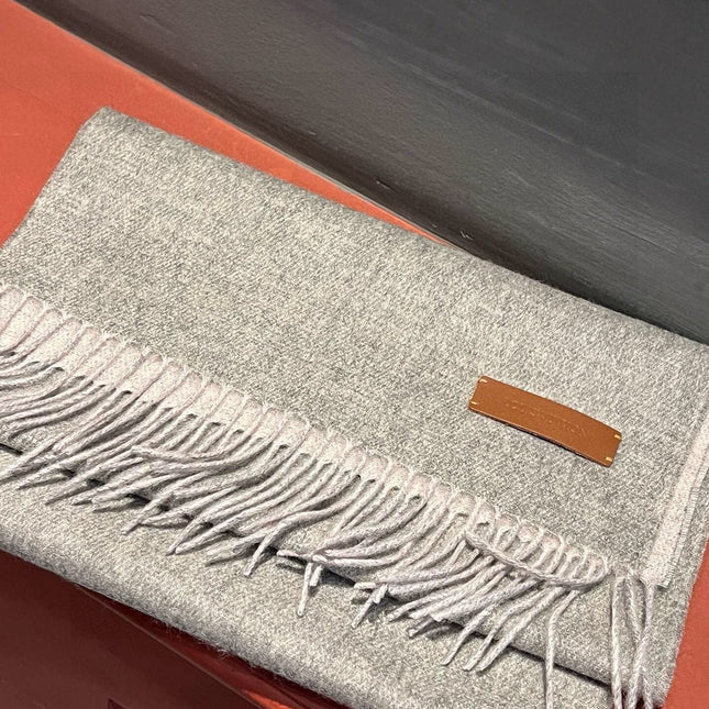 SCARF 180 CM IN DOVE GRAY CASHMERE 396481