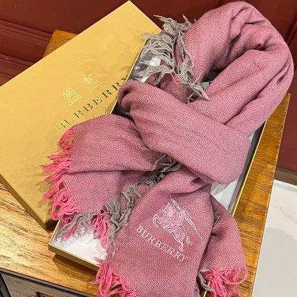 SCARF 200 CM IN FLAMINGO PINK CASHMERE 410225