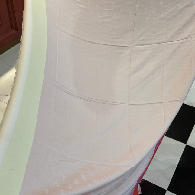 SHAWL 140 CM IN LIGHT PINK CASHMERE AND SILK 413801