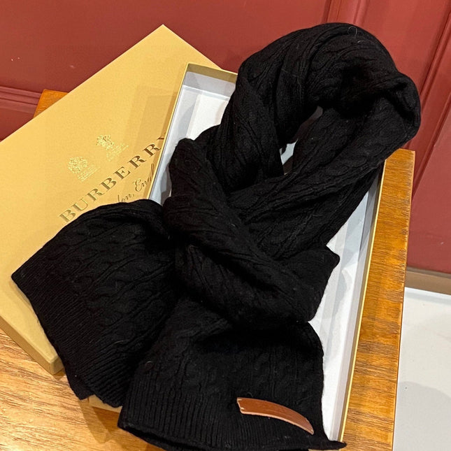 BBR SCARF 170 CM IN WOOL MIX CASHMERE 489017
