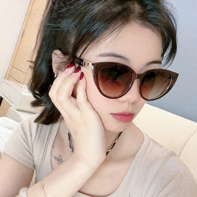 CAT EYE SUNGLASSES L15803 IN ACETATE