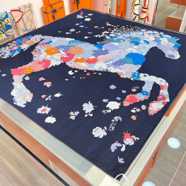 HERMES 25S SCARF 140 IN SILK 724765