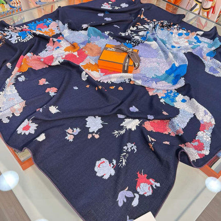 HERMES 25S SCARF 140 IN SILK 724765