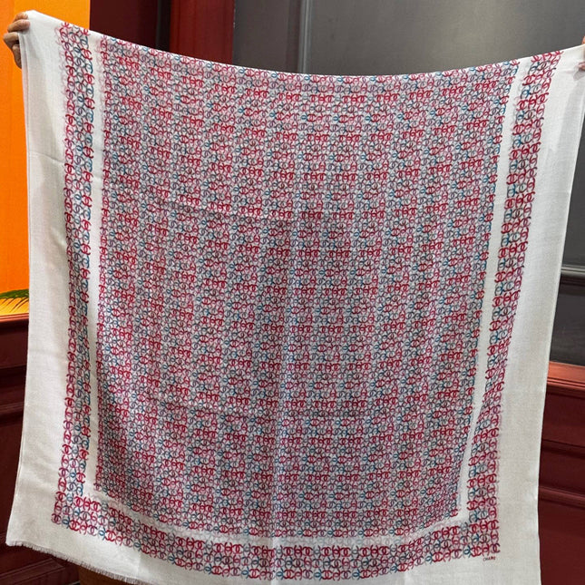 CHANEL 25S SCARF 200 IN CASHMERE 728978