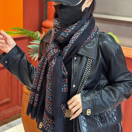 CHANEL 25S SCARF 200 IN CASHMERE 728979