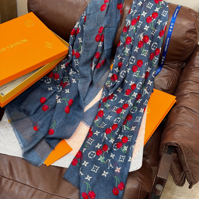 LV SCARF 200 CM IN CASHMERE 728982