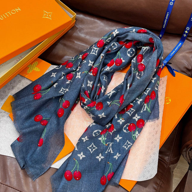 LV SCARF 200 CM IN CASHMERE 728982