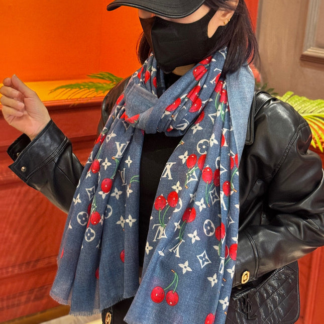 LV SCARF 200 CM IN CASHMERE 728982