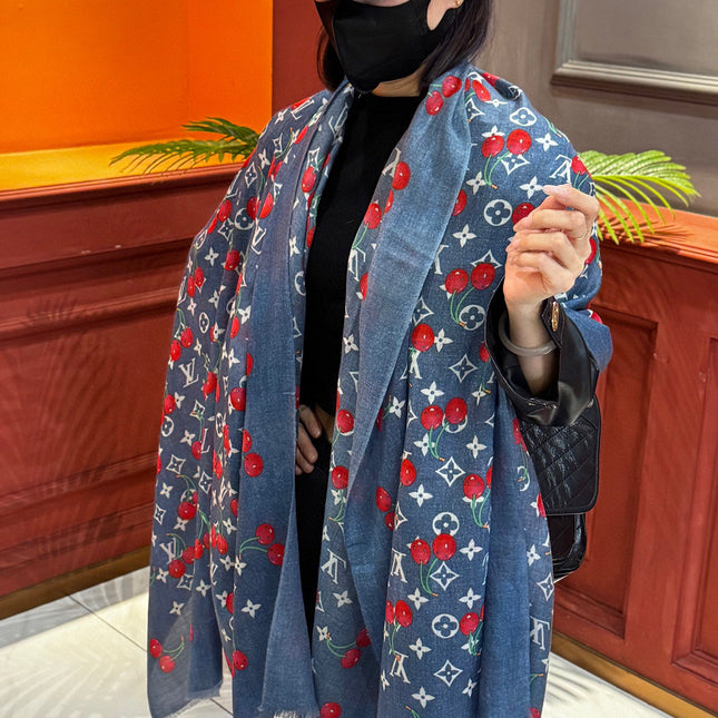 LV SCARF 200 CM IN CASHMERE 728982
