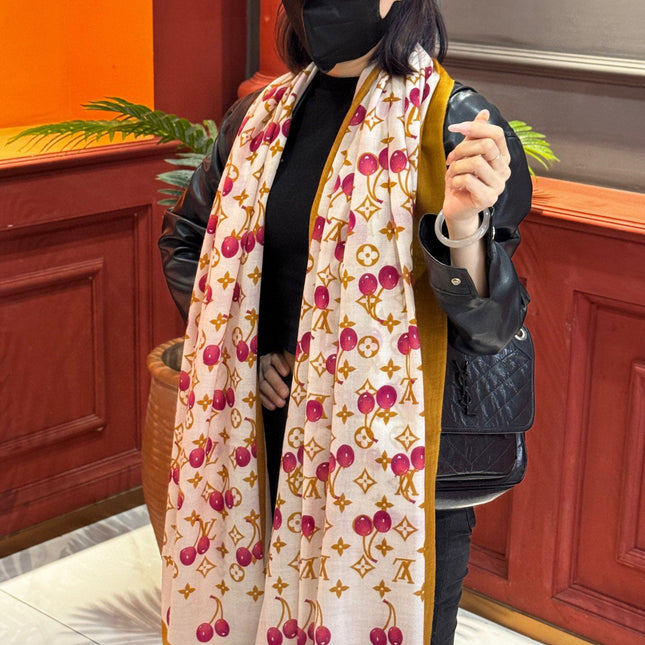 LV SCARF 200 CM IN CASHMERE 728983
