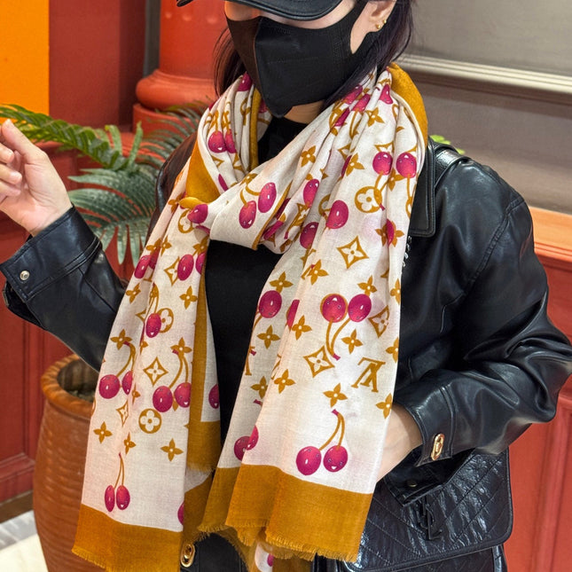 LV SCARF 200 CM IN CASHMERE 728983
