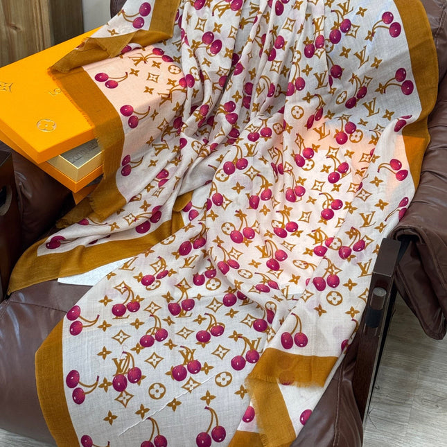 LV SCARF 200 CM IN CASHMERE 728983
