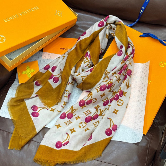 LV SCARF 200 CM IN CASHMERE 728983