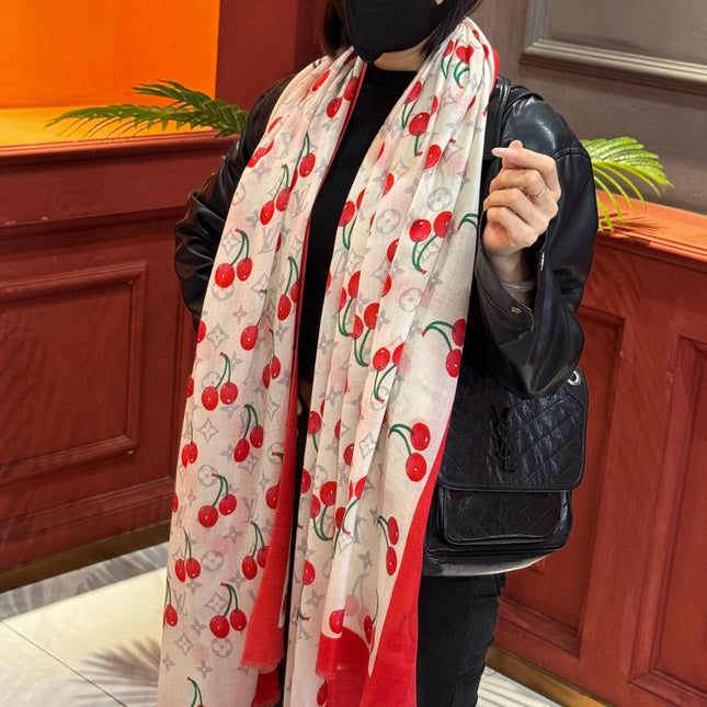 LV SCARF 200 CM IN CASHMERE 728984