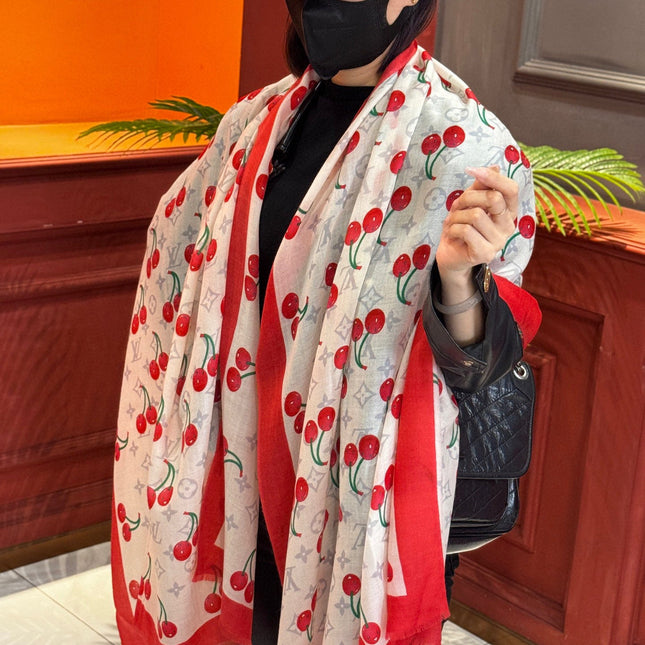 LV SCARF 200 CM IN CASHMERE 728984