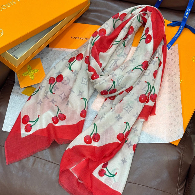 LV SCARF 200 CM IN CASHMERE 728984
