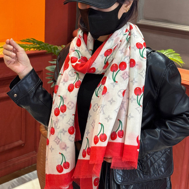 LV SCARF 200 CM IN CASHMERE 728984